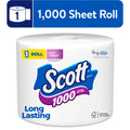 1000 Toilet Paper, 1 Roll, 1,000 Sheets per Roll